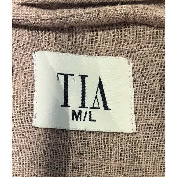 Women’s Chaliskan Kimono Top Brown Size M/L - Picture 3 of 3